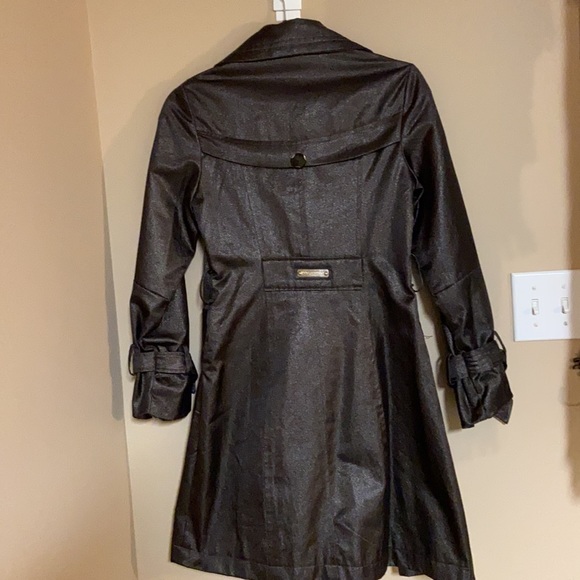 EUC Satin Trench Coat Size: M - Picture 2 of 6